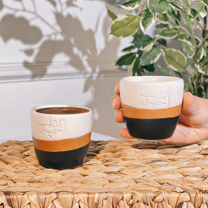”For Heart I Love” espresso cup set
