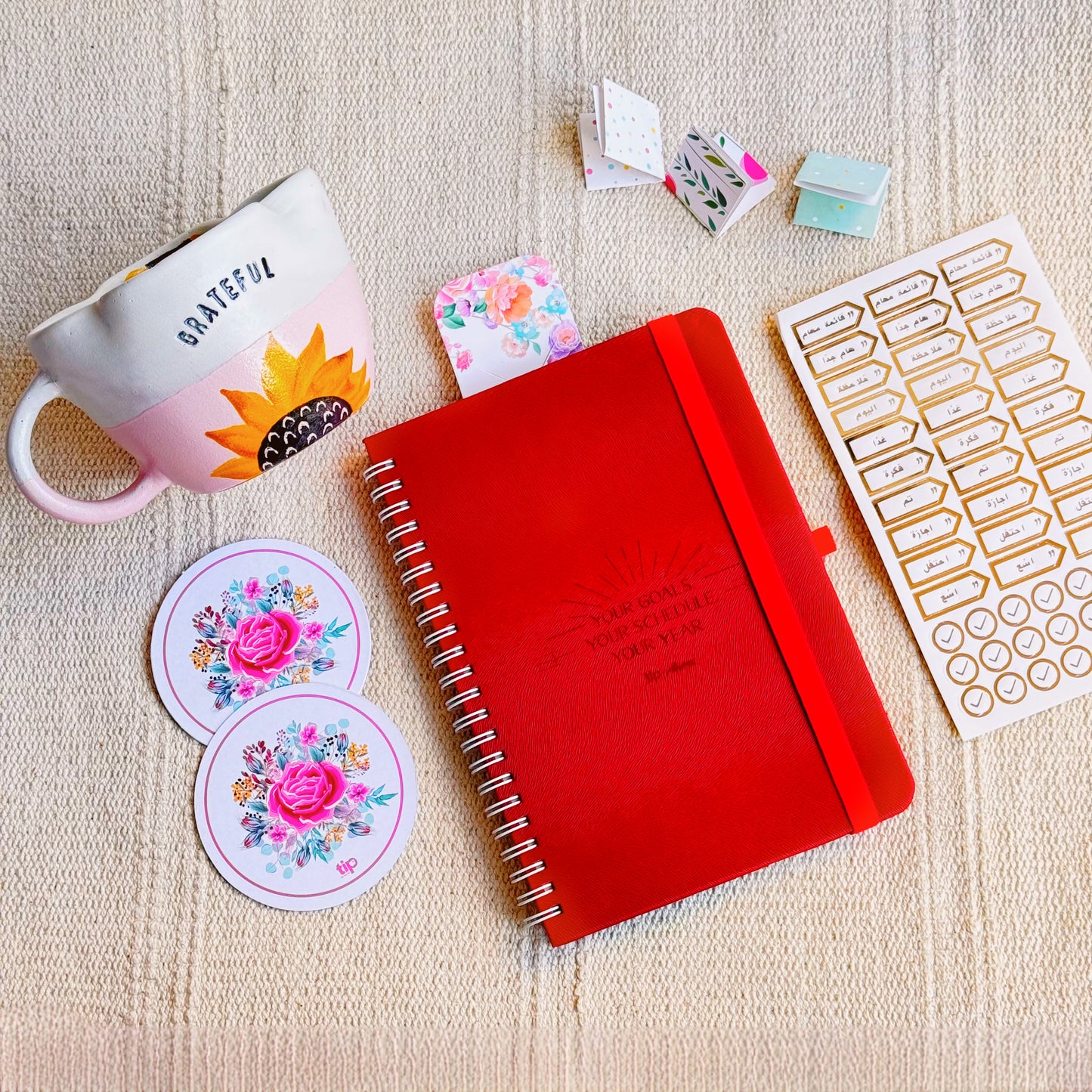 Gratitude Notebook + Grateful Mug Bundle 