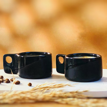 Black Espresso cup Set